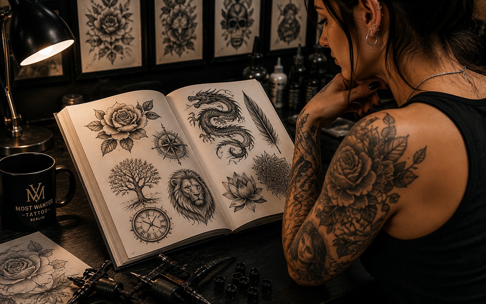Bedeutungen von Tattoo-Motiven: Von Rose bis Drache