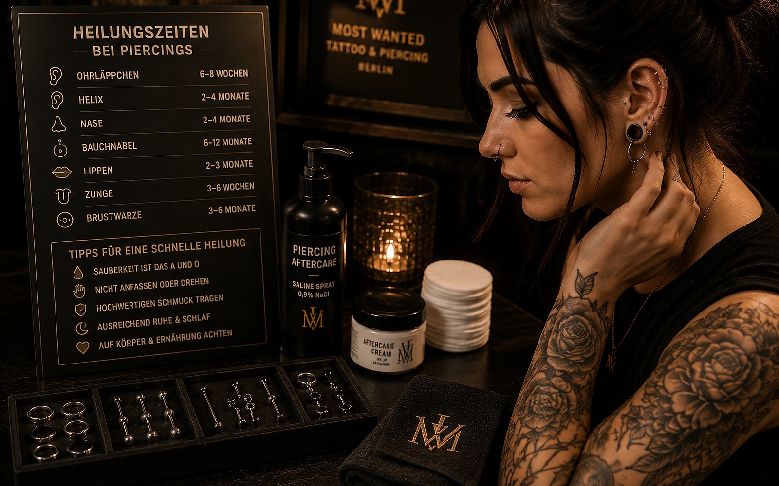 Heilungszeit bei Piercings: So verkürzt du sie wirklich