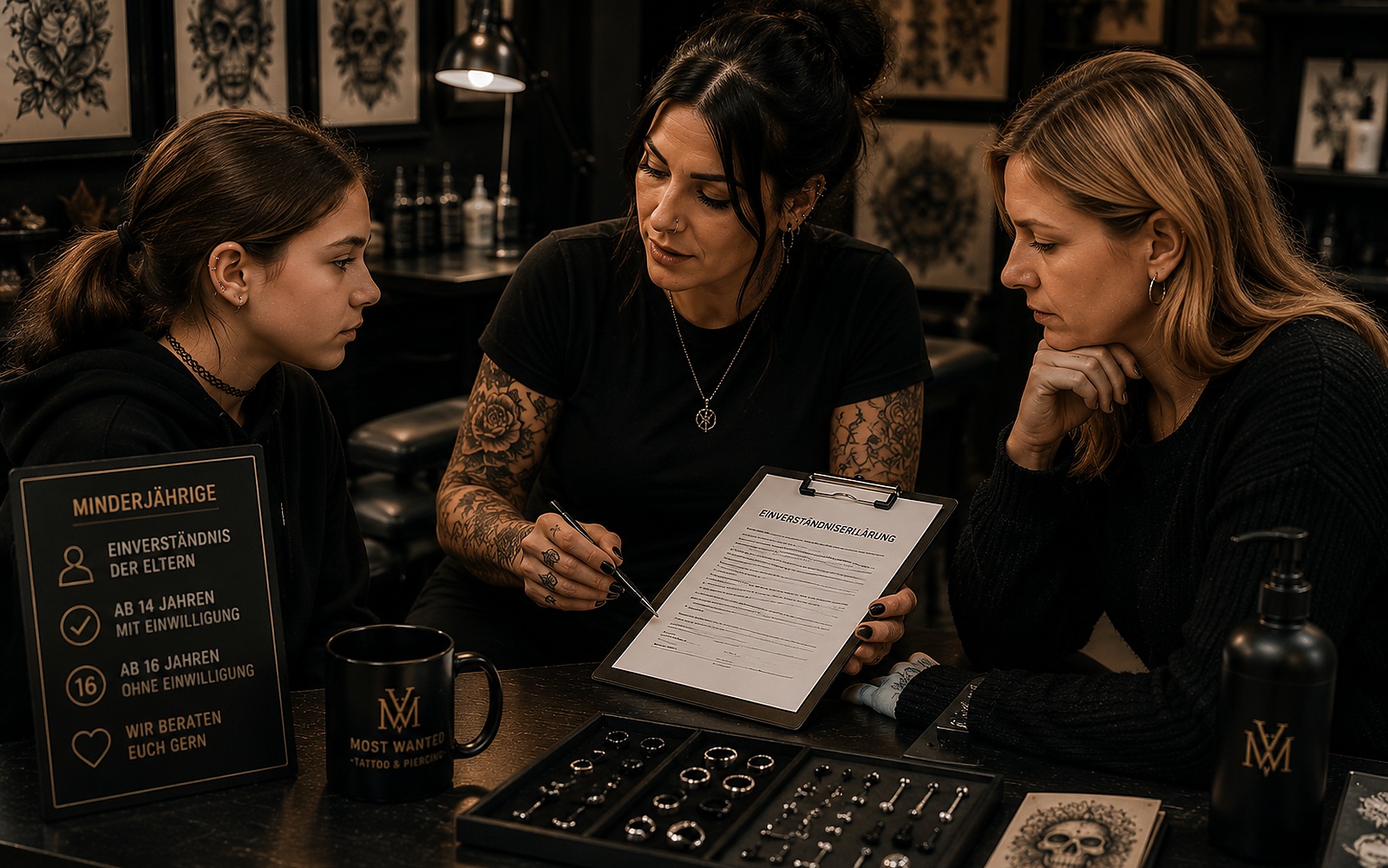 Piercings bei Minderjährigen: Was gilt es zu beachten?