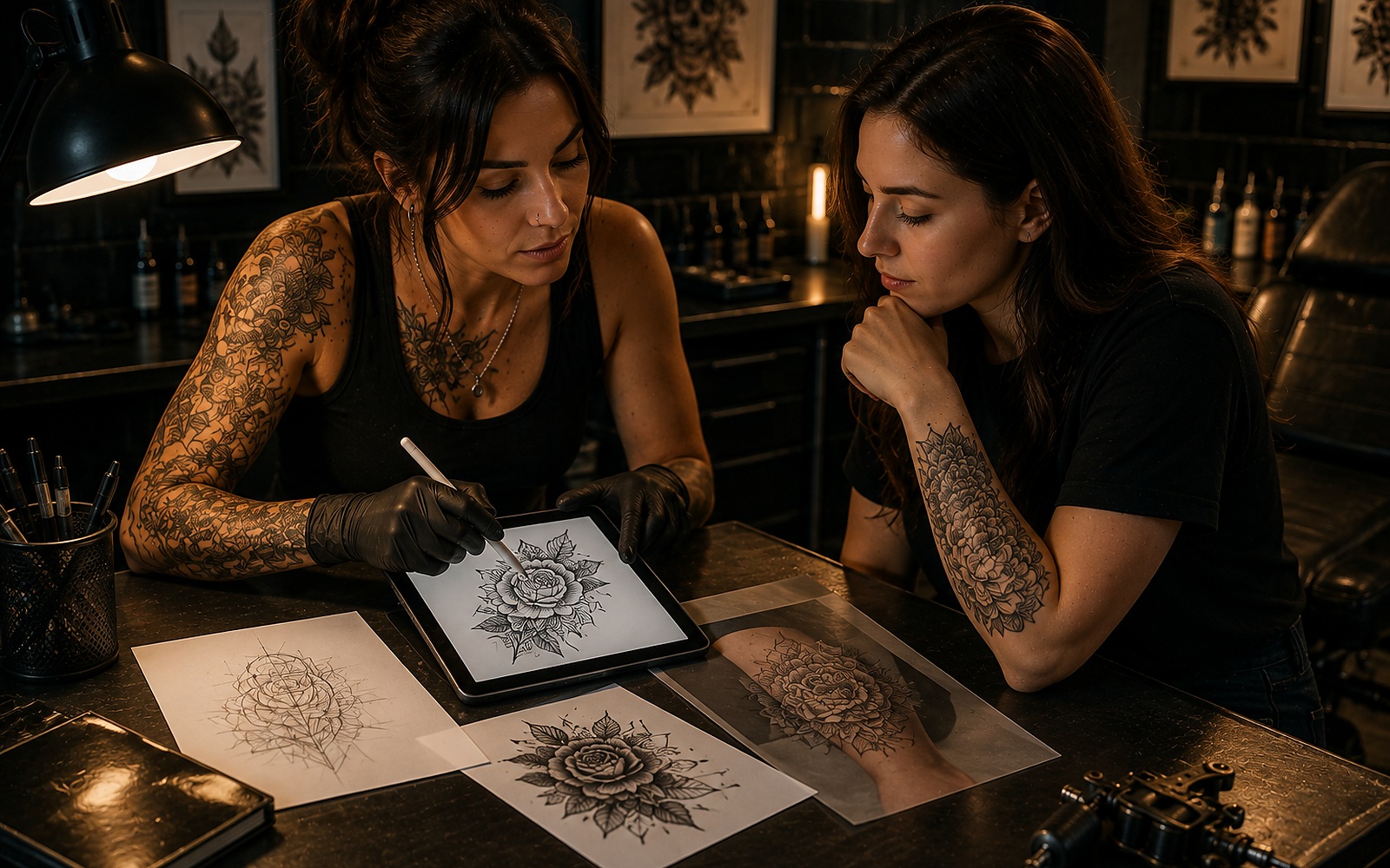 Reicht eine Idee oder brauche ich ein fertiges Motiv? So entstehen Tattoos bei uns