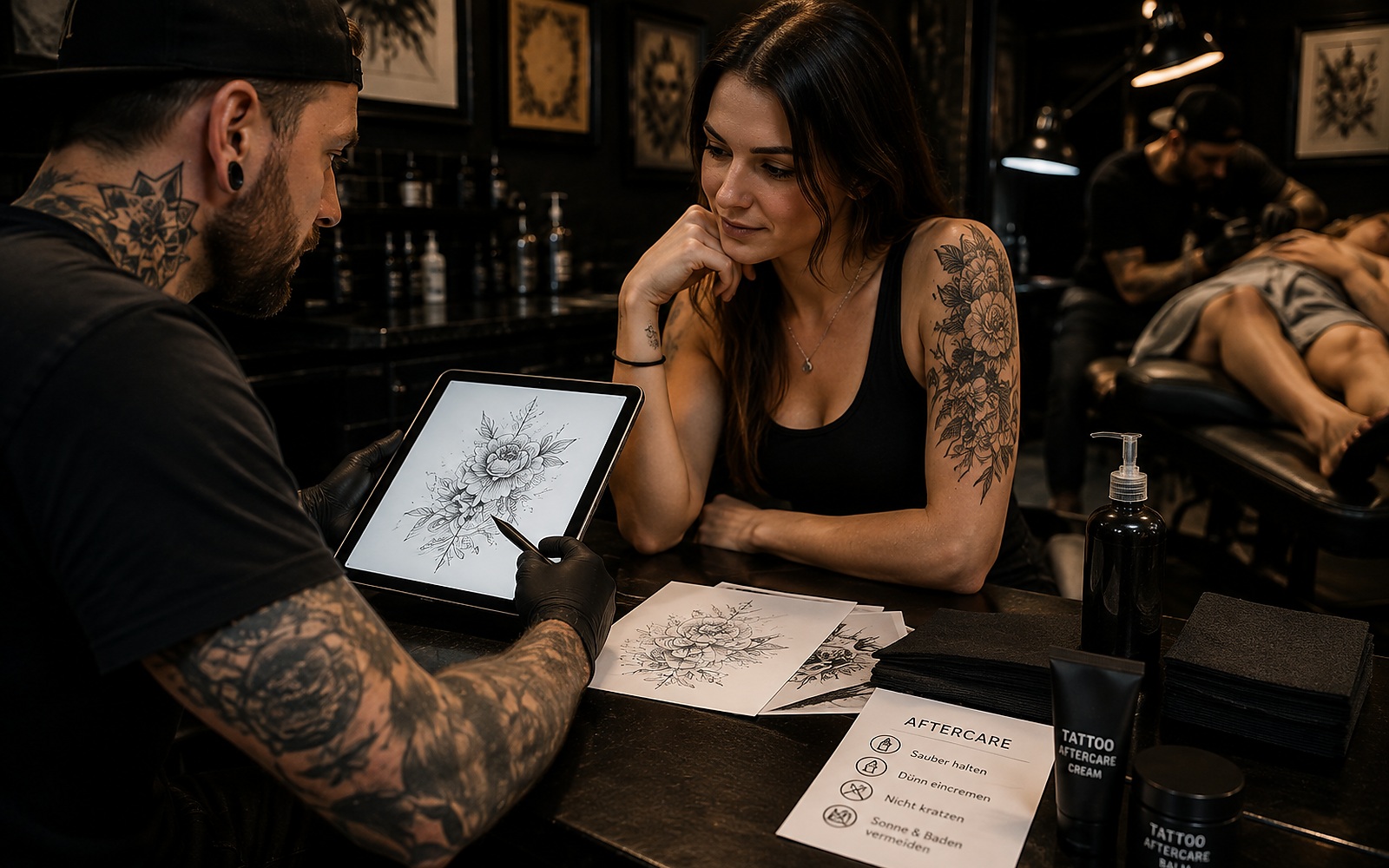 So läuft dein erster Tattoo-Termin ab – vom Beratungsgespräch bis zur Nachsorge