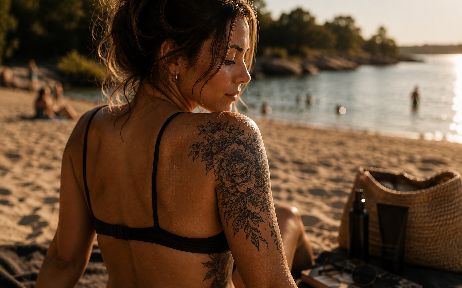 Tattoo im Sommer: Sonne, Urlaub und Badesee – was ist erlaubt?