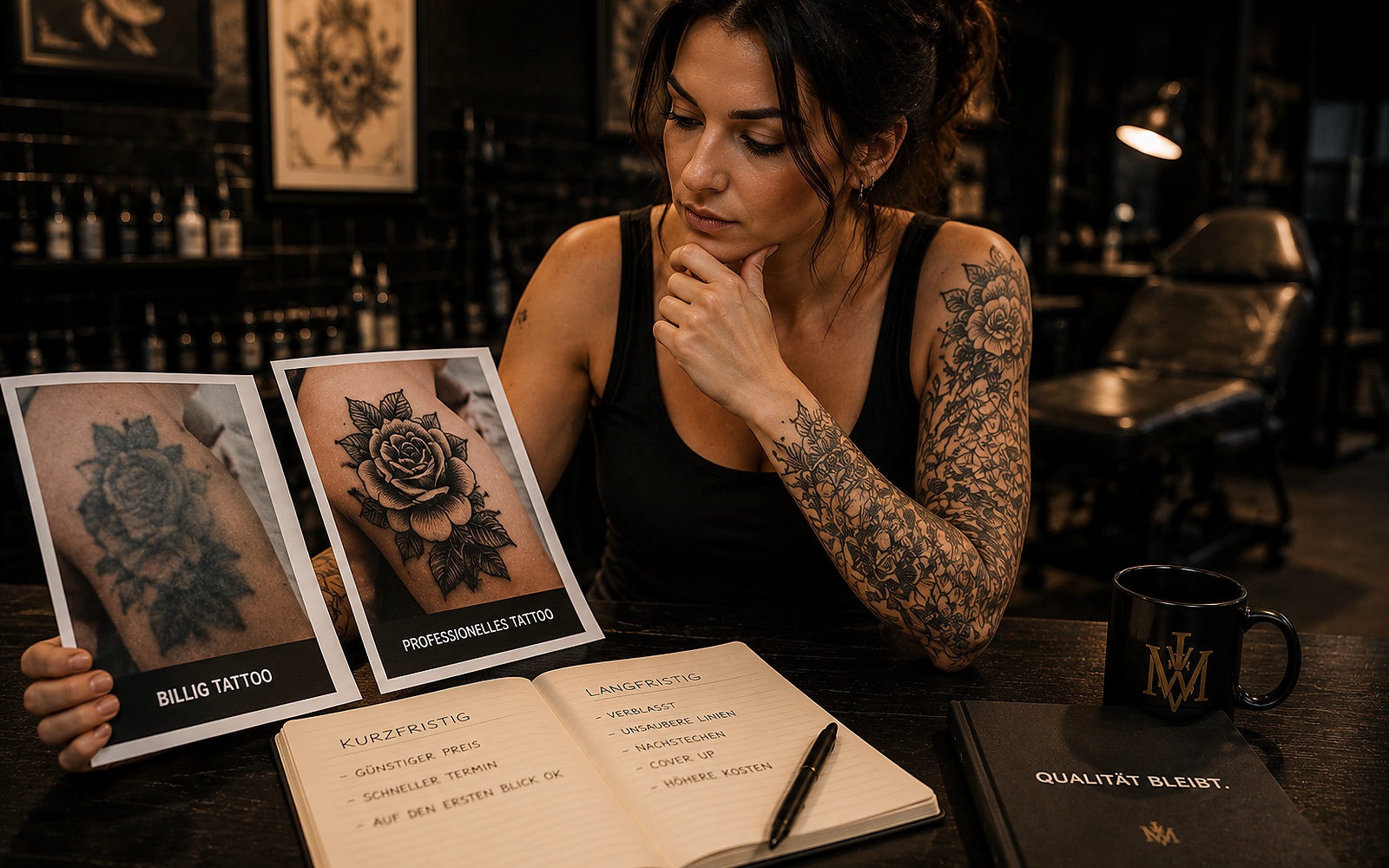 Warum Billig-Tattoos langfristig teuer werden können