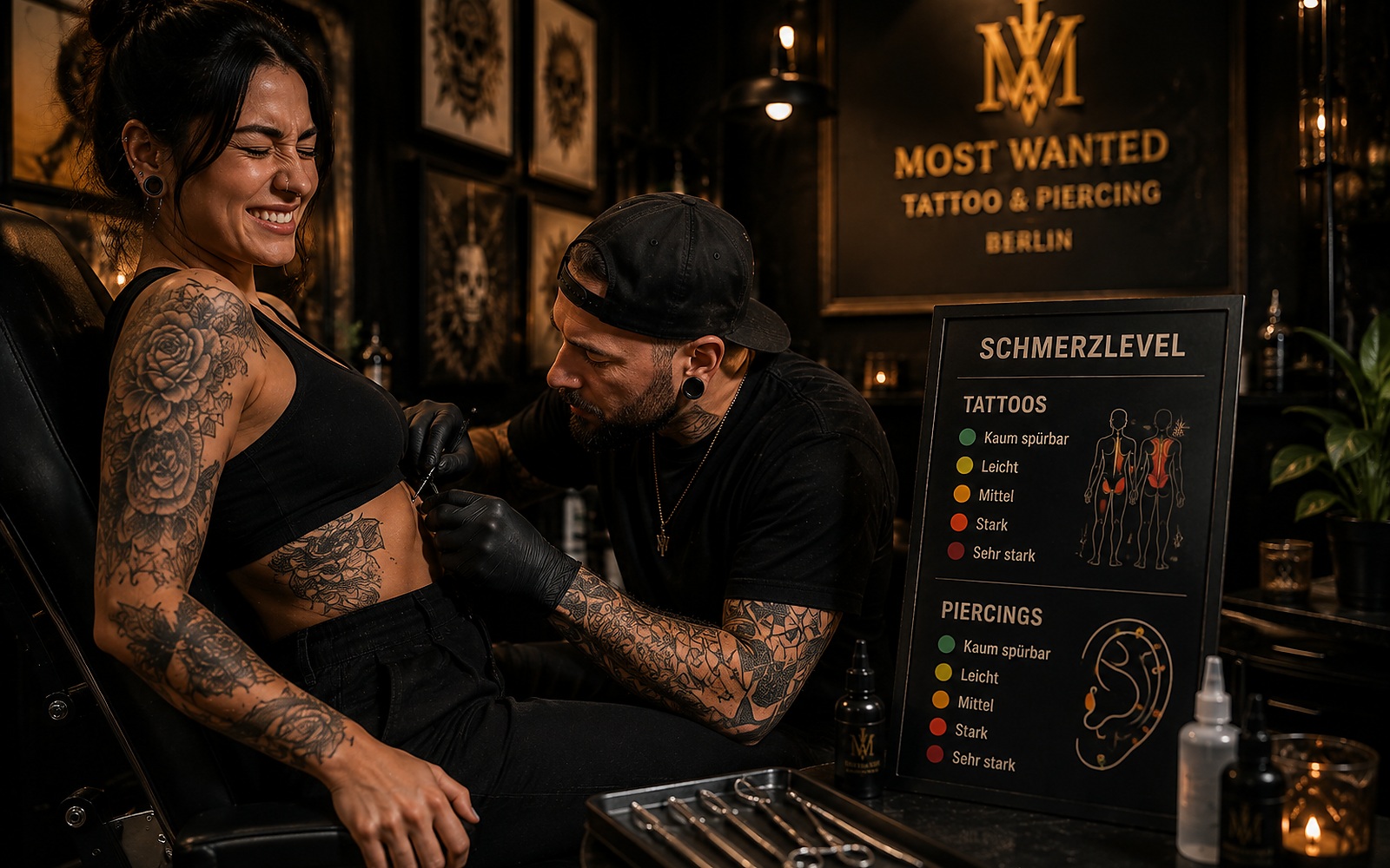Wie schmerzhaft sind Tattoos und Piercings wirklich? – Ehrliche Antworten vom Studio