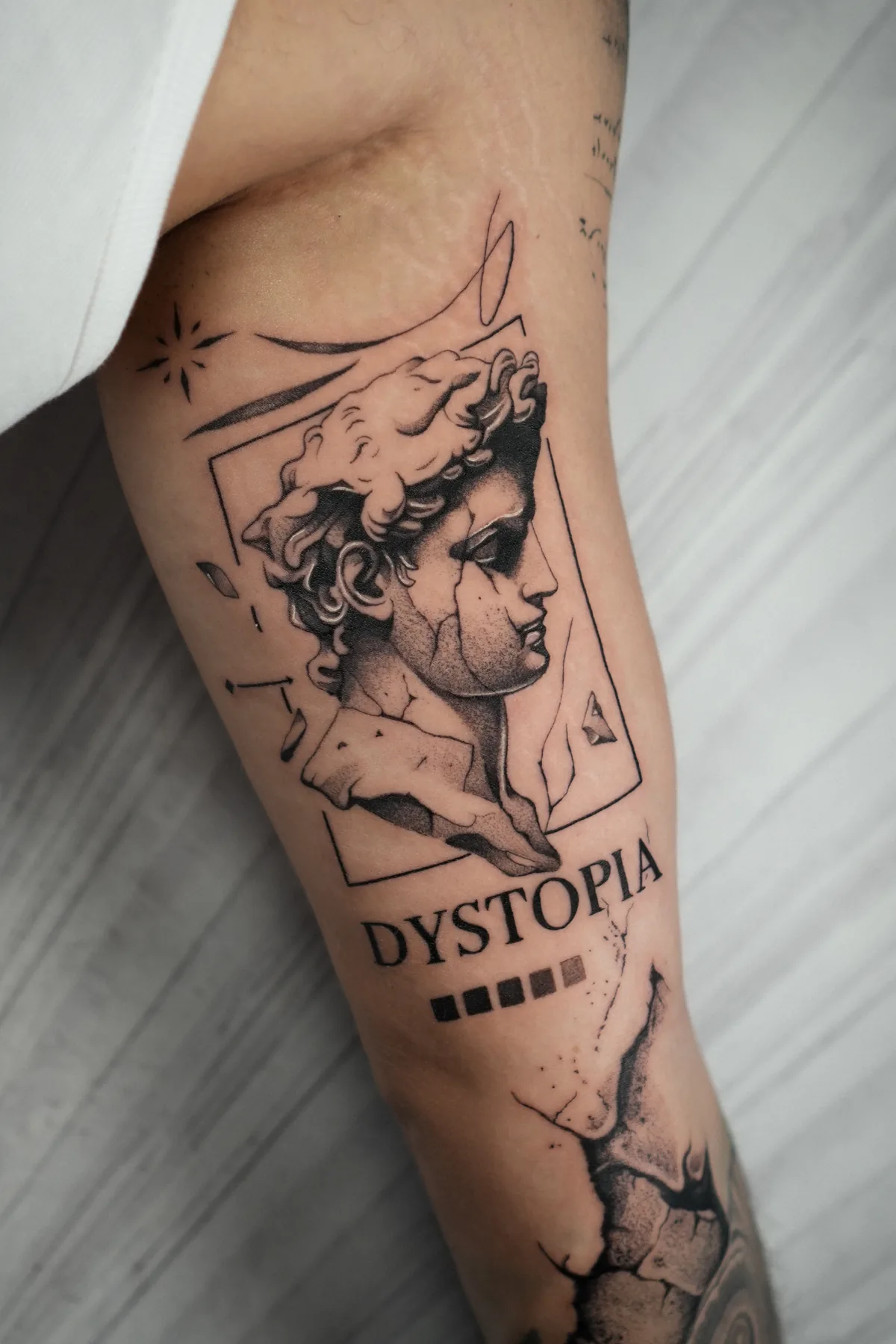 Tattoo Arbeit bei Most Wanted Berlin